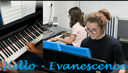 video piano Evanescence Hello